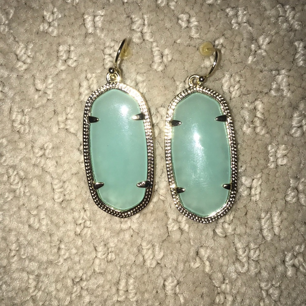 Kendra Scott Light blue earrings